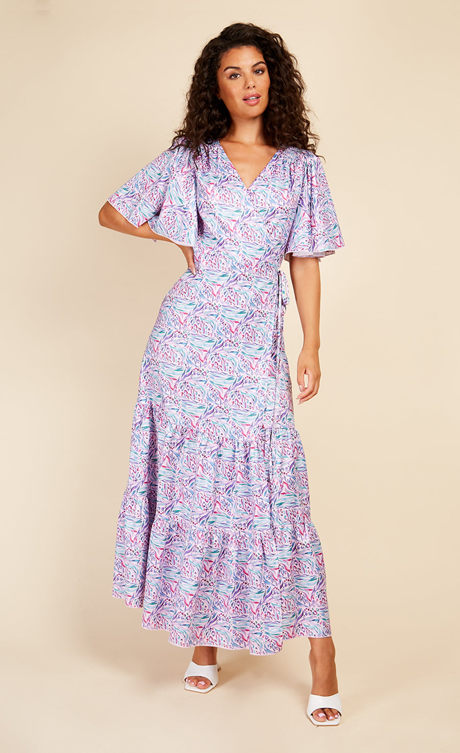 Little mistress clearance lilac maxi dress