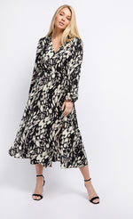 Animal Print Midaxi Dress