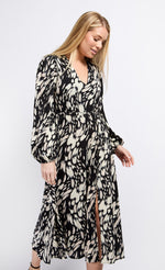 Animal Print Midaxi Dress