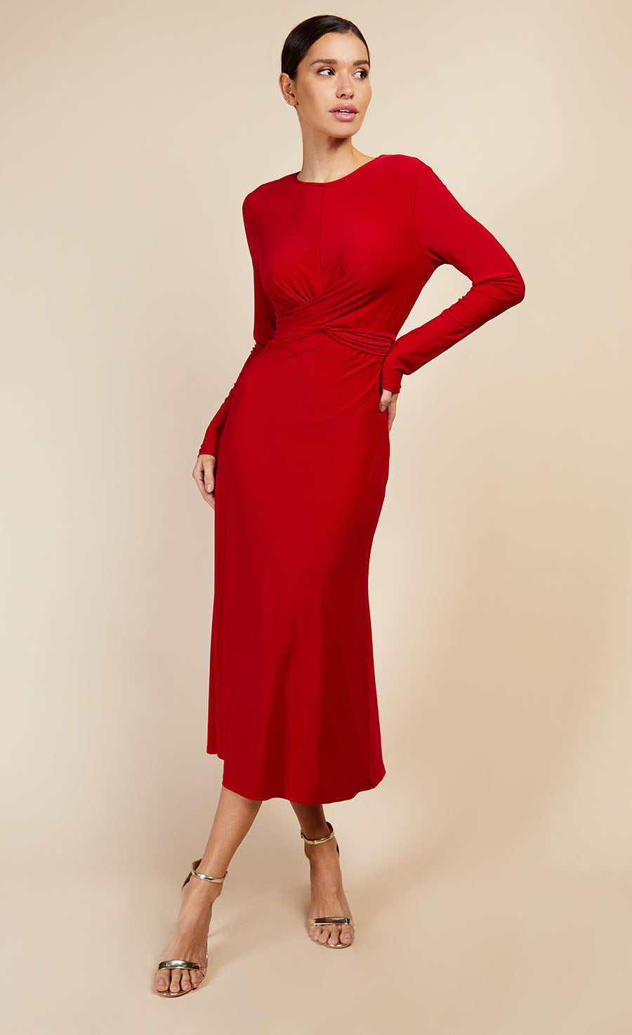 Little mistress store red maxi dress