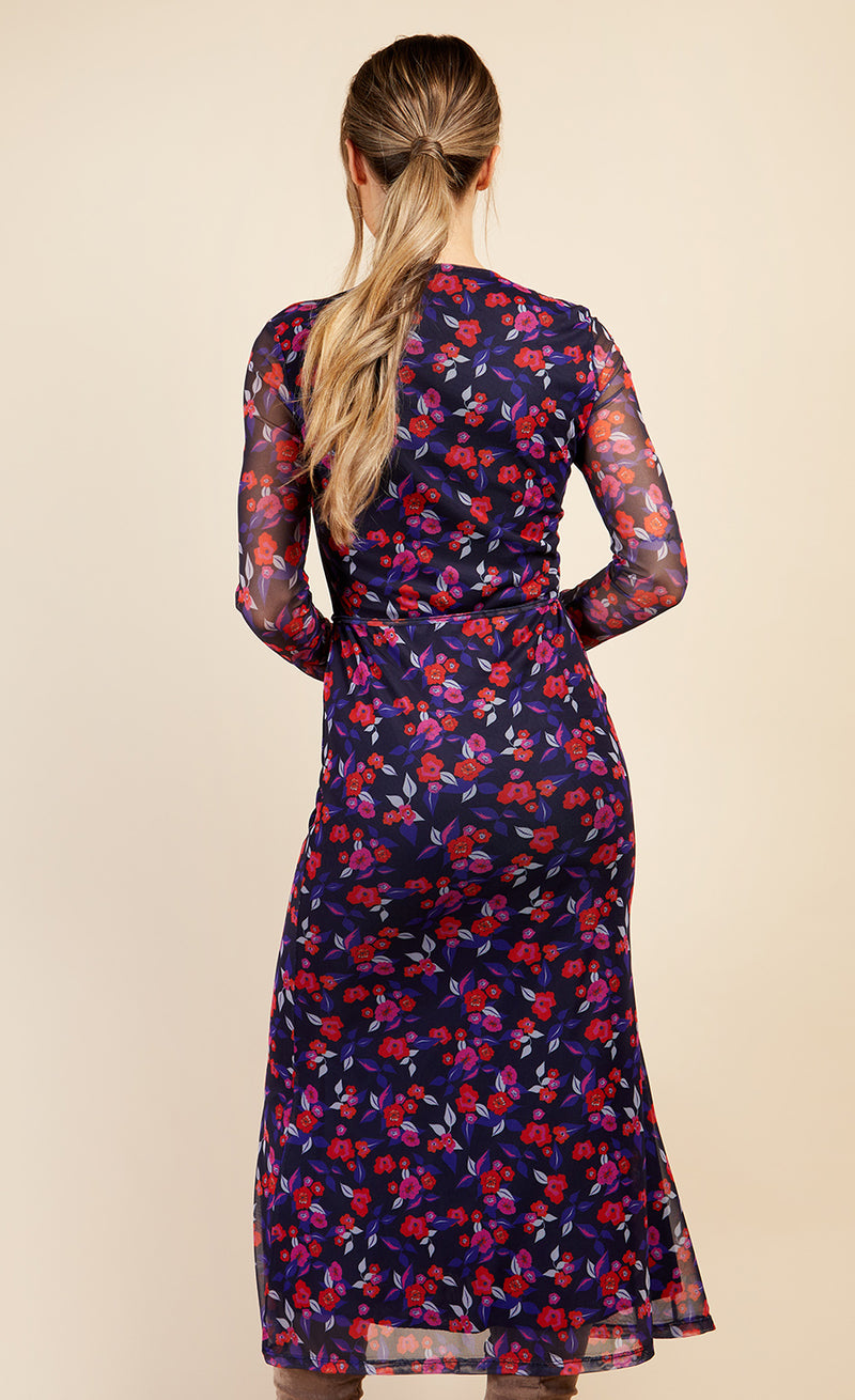 Floral Print Midaxi Dress by Vogue Williams