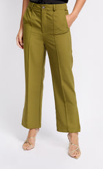 Olive Green Trousers by Vogue Williams