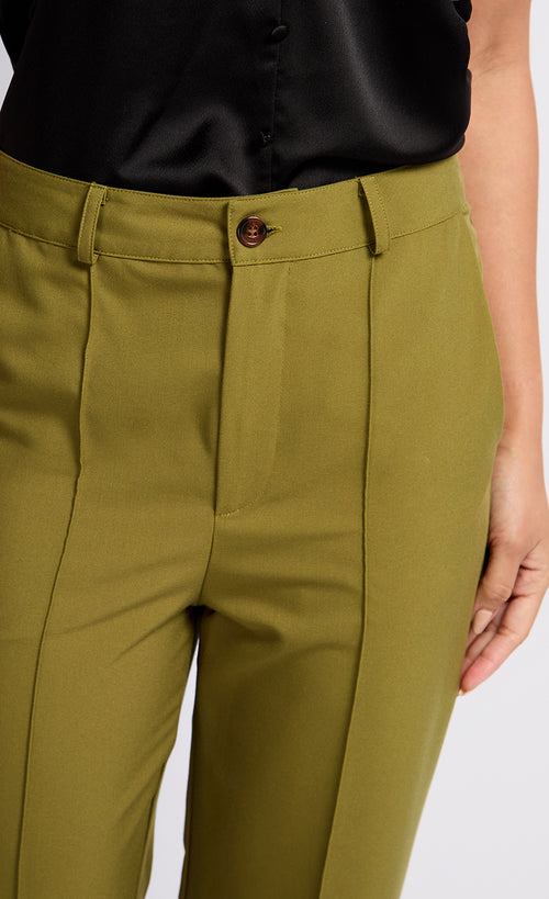 Olive Green Trousers by Vogue Williams