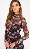 Floral Print Gathered Midaxi Bodycon Dress by Vogue Williams