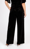 Black Velvet and Silver Diamanté Trousers by Vogue Williams