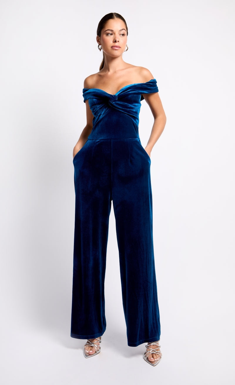 Little mistress bardot jumpsuit on sale