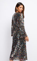 Multi Sequin Midaxi Dress by Vogue Williams