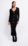 Black Knit Midaxi Dress