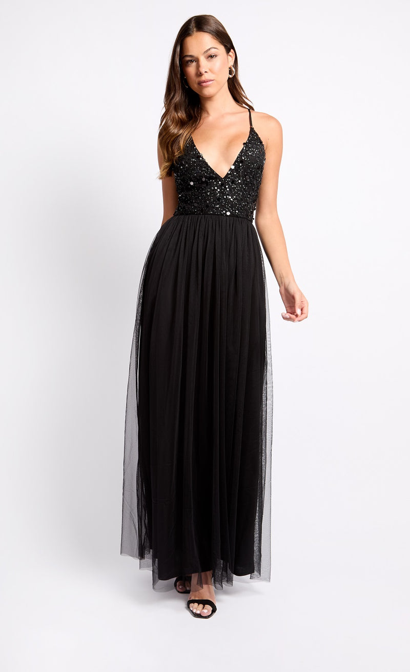 Little mistress embellished maxi dress best sale