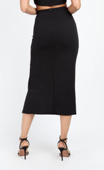 Black Midi Skirt by Chloe Lewis